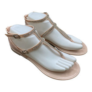Truffle Collection Bling Jelly Sandals 7